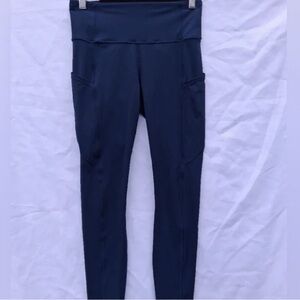 Women's Navy High-Waisted Leggings
